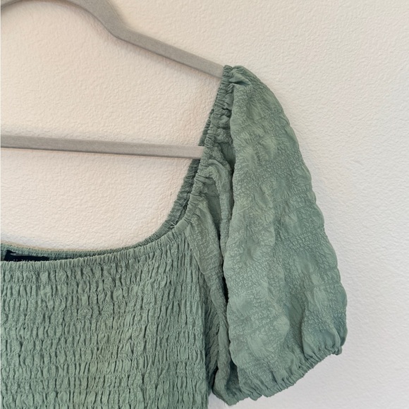 Dress Green Textured Dress - Picture 6 of 9